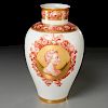 Fine and large KPM porcelain portrait vase
