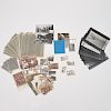 George Grosz, misc. photos & signed catalogue