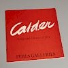 Alexander Calder, signed Perls catalog