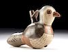 Nazca Polychrome Bird Effigy Stirrup Vessel