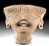 Veracruz Pottery Head of a Sonriente