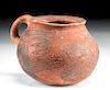 Ancestral Puebloan Puerco Pottery Mug with Handle