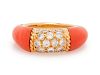 Van Cleef & Arpels, New York, Diamond and Coral 'Philippine' Ring