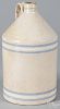 Ohio stoneware whiskey jug, 19th c., impressed R. C. P. Co Akron O on base