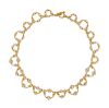 Judith Ripka, Gold and Diamond Necklace