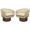 Leon Rosen Pace Mid-Century Swivel Lounge Chairs