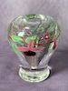 Lundberg Studios Art Glass Paperweight Vase
