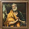 After El Greco The Tears of St Peter Oil on Canvas