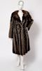 Edward Reilly & Co Ladies' Striped Fur Coat