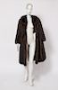 Ladies' Long Brown Fur Coat