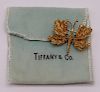 JEWELRY. Italian Tiffany & Co. 18kt Gold Butterfly
