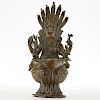 Early Indian Bronze Ganesha Possibly an Oil Lamp