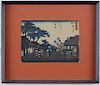 Grp: 4 Utagawa Hiroshige Japanese Woodblock Prints Tokaido Road