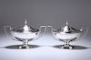 A GOOD PAIR OF GEORGE III SILVER SAUCE TUREENS, WILLIAM BEN