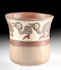 Nazca Polychrome Vessel with Young Birds