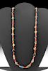 Beautiful 20th C. African Glass Trade Bead Necklace