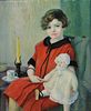 Jessie Goodwin Preston (American, b. 1880)    My Favorite Doll