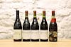 5 BOTTLES MIXED LOT FINE AND RARE MATURE BURGUNDY AND CHATE