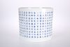 A LARGE CHINESE PORCELAIN BRUSH POT, cylindrical, painted w