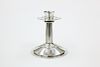 A LIBERTY & CO ENGLISH PEWTER CANDLESTICK, DESIGNED BY ARCH