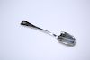 A GEORGE V SILVER OLD ENGLISH PATTERN CHEESE SCOOP, GOLDSMI