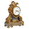 French Ormolu-Mounted Bleu Turquin Marble Clock, Japy Fr_res, circa 1880