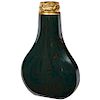 George II English 18 Karat Gold and Bloodstone Perfume Bottle