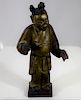 Antique Chinese Carved Gilt Wooden Figure