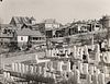 Walker Evans (American, 1903-1975)      Graveyard and Houses