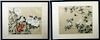 (2) Chinese Silk Paintings, Signed