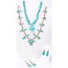 Turquoise Fetish Necklaces and Earrings