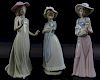 Collection of four Lladro porcelain figures