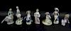 Collection of Seven Lladro Porcelain Figures