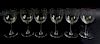 (6) Six Baccarat Crystal Wine Goblets