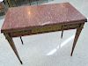 Antique French Marble Top Bronze Mounted Console