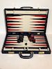 Scully & Scully Professional Leather Backgammon Set