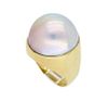 Light Violet Mabe Pearl Cocktail Ring