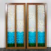 Pair, Large Seascape Stained Glass Windows
