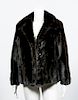 Dark Brown Reversible Ladies Short Mink Fur Coat