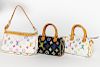 3 Louis Vuitton Multi Color Monogram Mini-Bags
