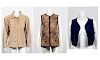 3pc Yves St. Laurent, Suede Coat & Two Vest