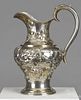 Philadelphia silver pitcher, ca. 1840, bearing th