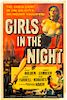 "Girls In The Night" 1953 Original Movie Poster
