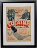 "Cocaine: The Thrill That Kills" 1948 Window Card