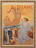 Albert Maignan "Ariane" Vintage Opera Poster