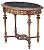Louis Philippe Style Marble Top Center Table