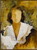 Molly Dee (American b. 1938), oil on canvas portr