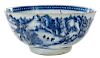 Chinese Export Punch Bowl