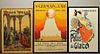 Lot of 3 Vintage French Lithograph Posters.