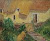 Attributed to Gustave Loiseau. "Chaumiere en